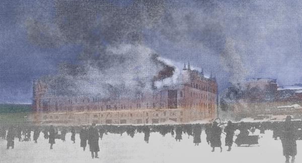 Пожар в гостинице “Метрополь” на Театральной площади 14 декабря 1901 года. 